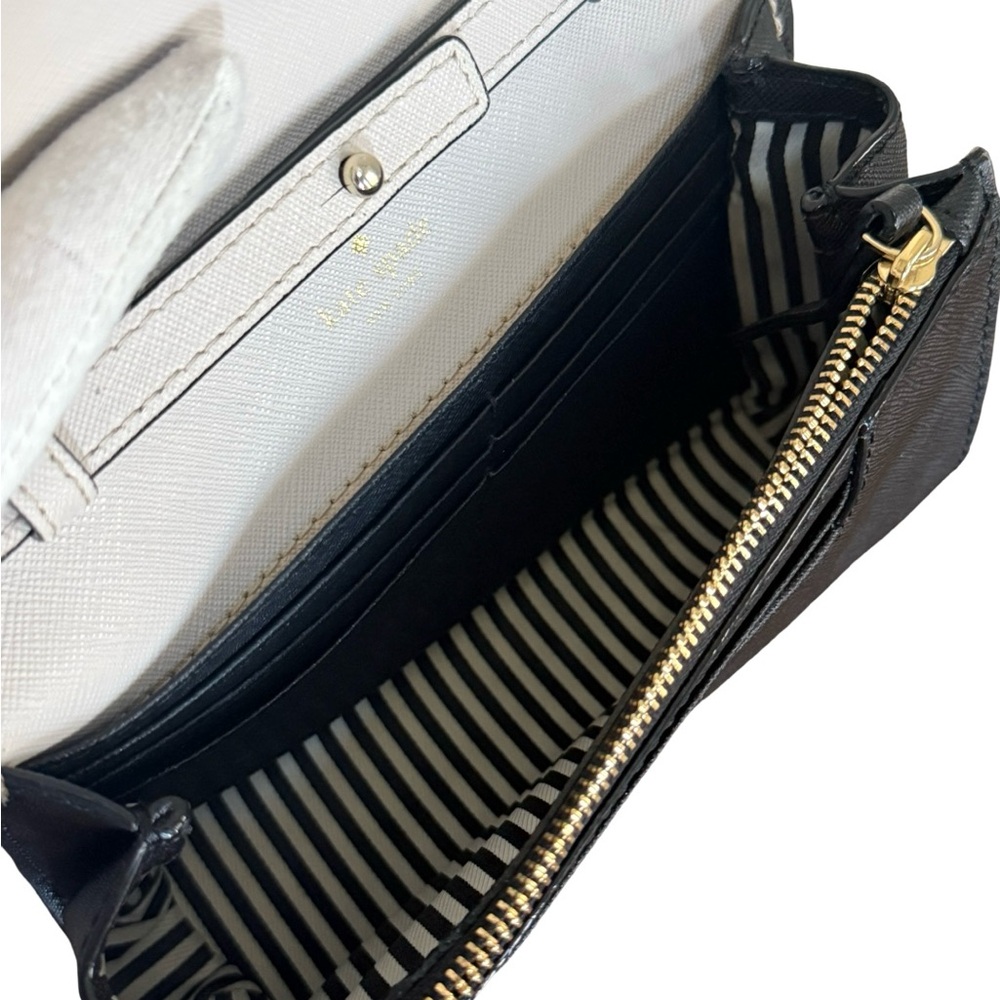 Kate Spade Cameron Street Corin Two-Tone Cream and Black Chain Crossbody Bag - Picture 10 of 12